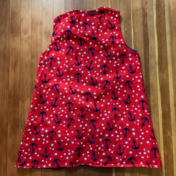 vintage bicentennial 70s vest anchors stars L - Picture 4 of 4